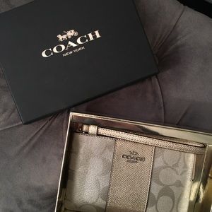 SOLD shimmer Wristlet